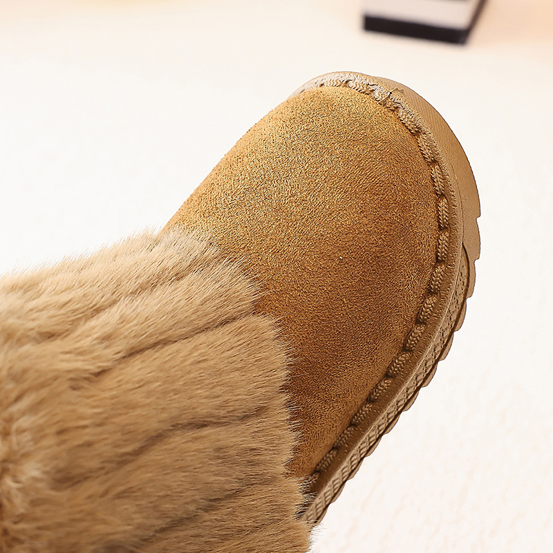 Children's Snow Boots 2026 Winter New Style Girls' Fashion Velvet Warm Boots Baby Non slip Floor Socks Short Boots Children's Snow Boots 2026 Winter New Style Girls' Fashion Velvet Warm Boots Baby Non slip Floor Socks Short Boots
