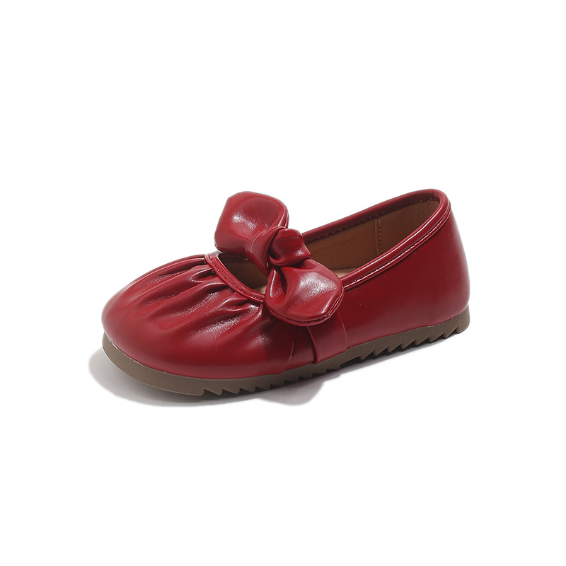 2026 Spring and Autumn New Women's Baby Bow Leather Shoes Mary Jane Princess Shoes Little Girls Soft soled Dance Children's Single Shoes 2026 Spring and Autumn New Women's Baby Bow Leather Shoes Mary Jane Princess Shoes Little Girls Soft soled Dance Children's Single Shoes