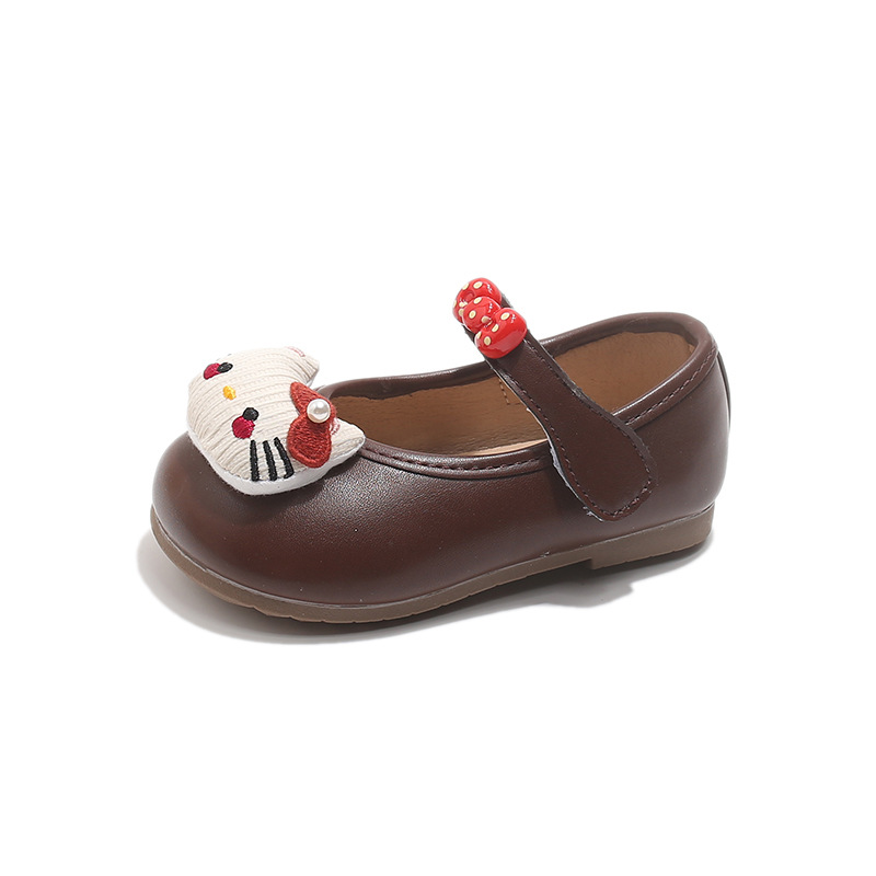 Girls' Little Leather Shoes 2026 Spring and Autumn New Style Little Girls' Fashion Korean Edition Cartoon Princess Shoes Middle Children's Soft soled Single Shoes Girls' Little Leather Shoes 2026 Spring and Autumn New Style Little Girls' Fashion Korean Edition Cartoon Princess Shoes Middle Children's Soft soled Single Shoes