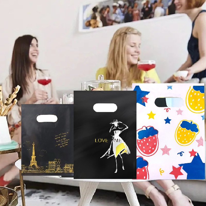 Size plastic jewelry bags, gift packaging bags, men's and women's clothing, clothing stores, cosmetics shopping bags, special prices