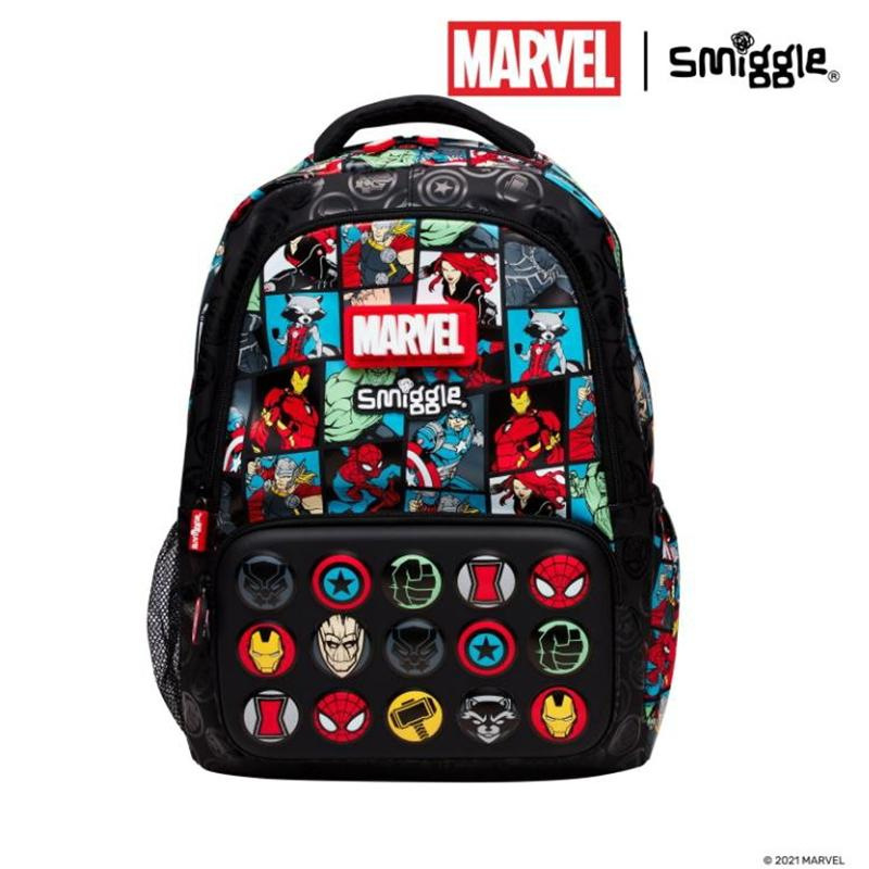 Australian smilgle Spider Man backpack, student large capacity backpack, meal bag, stationery set, pencil case, wallet, water cup
