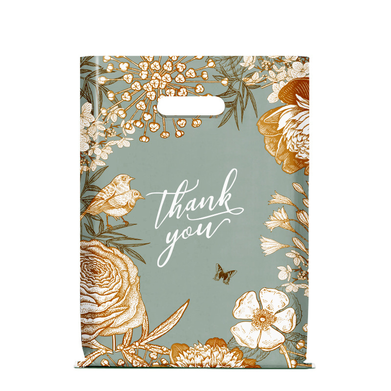 Bagged gift plastic bag tote bag food bag supermarket convenience bag printed gift bag daily portable printing