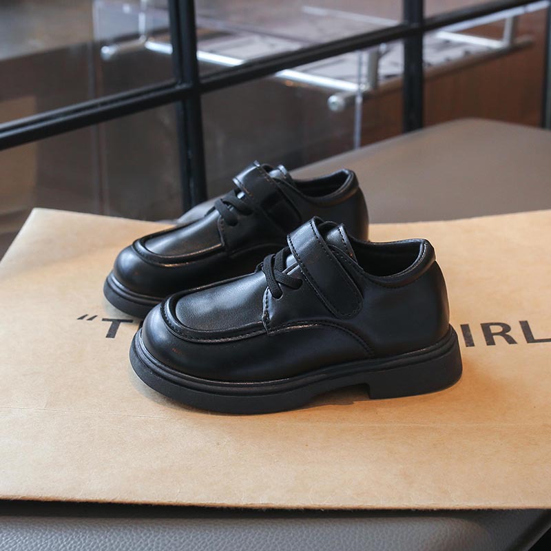 Boys' leather shoes 2026 Spring and Autumn new style children's British style performance campus performance shoes, children's soft sole comfortable single shoe Boys' leather shoes 2026 Spring and Autumn new style children's British style performance campus performance shoes, children's soft sole comfortable single shoe