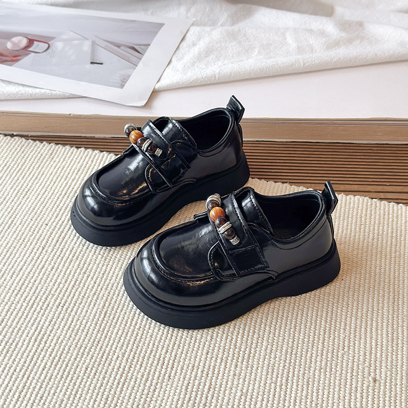 Children's Happy Shoes 2026 Spring and Autumn New Style Spring and Autumn Girls' Fashion Korean Edition Princess Shoes for Girls Baby British Style Small Leather Shoes Children's Happy Shoes 2026 Spring and Autumn New Style Spring and Autumn Girls' Fashion Korean Edition Princess Shoes for Girls Baby British Style Small Leather Shoes