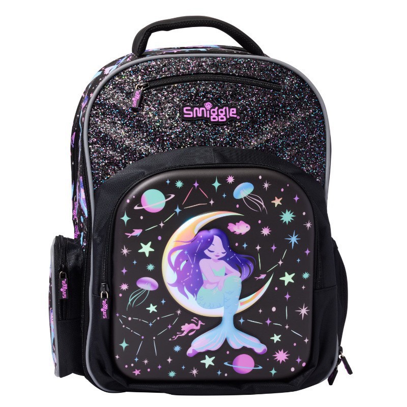 Australian Smiggle backpack for primary and secondary school students, large capacity backpack for children, outdoor cartoon backpack, leisure bag