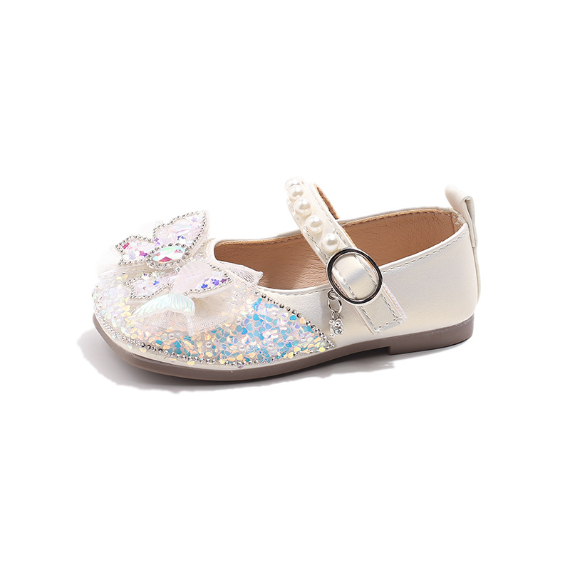 2025 Children's Small Leather Shoes Cross border Spring New Style Girls' Soft Bottom Water Diamond Single Shoes Princess Children's Performance Shoes Wholesale 2025 Children's Small Leather Shoes Cross border Spring New Style Girls' Soft Bottom Water Diamond Single Shoes Princess Children's Performance Shoes Wholesale