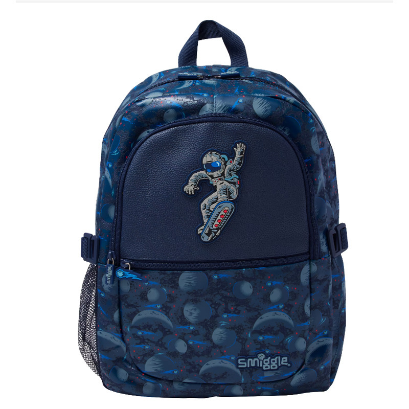 Australian Smiggle backpack for children, large capacity backpack for primary and secondary school students, cartoon backpack for leisure and reducing burden for boys