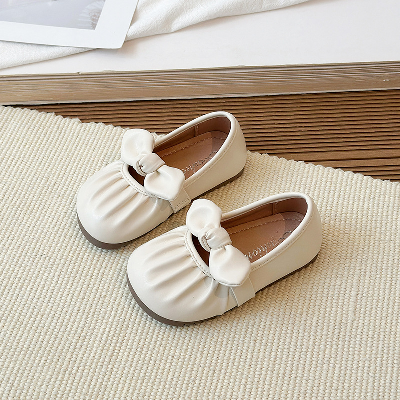 2026 Spring and Autumn New Women's Baby Bow Leather Shoes Mary Jane Princess Shoes Little Girls Soft soled Dance Children's Single Shoes 2026 Spring and Autumn New Women's Baby Bow Leather Shoes Mary Jane Princess Shoes Little Girls Soft soled Dance Children's Single Shoes