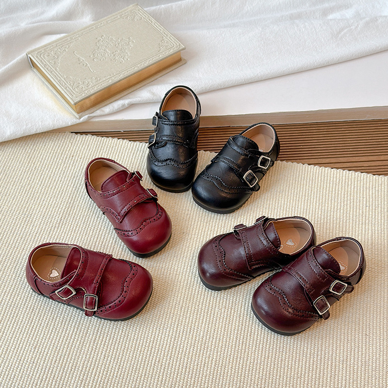 Girls' Little Leather Shoes 2026 Spring and Autumn New Princess Style Soft Bottom Anti slip Breathable Mesh Bow Children's Single Shoes