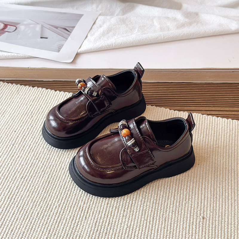 Children's Happy Shoes 2026 Spring and Autumn New Style Spring and Autumn Girls' Fashion Korean Edition Princess Shoes for Girls Baby British Style Small Leather Shoes Children's Happy Shoes 2026 Spring and Autumn New Style Spring and Autumn Girls' Fashion Korean Edition Princess Shoes for Girls Baby British Style Small Leather Shoes