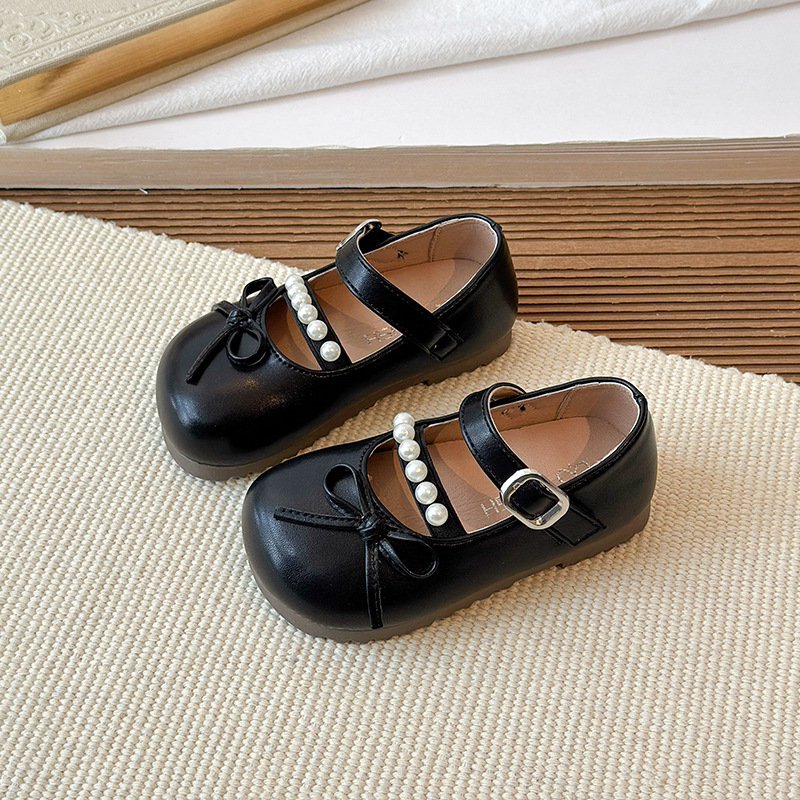 Girls' Little Leather Shoes 2026 Spring and Autumn New Style Doll Bow Princess Style Exquisite Princess Shoes Elegant Children's Single Shoes Girls' Little Leather Shoes 2026 Spring and Autumn New Style Doll Bow Princess Style Exquisite Princess Shoes Elegant Children's Single Shoes