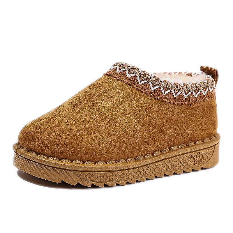 Children's cotton shoes 2026 winter new style for girls, fashionable and warm snow cotton shoes for girls, with added plush and thickened cotton shoes for girls Children's cotton shoes 2026 winter new style for girls, fashionable and warm snow cotton shoes for girls, with added plush and thickened cotton shoes for girls