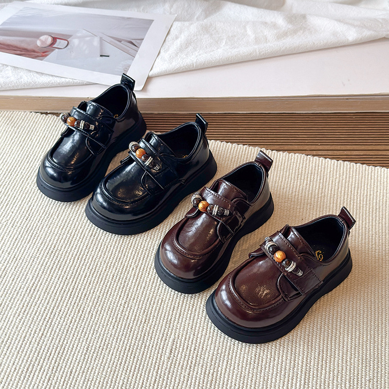 Children's Happy Shoes 2026 Spring and Autumn New Style Spring and Autumn Girls' Fashion Korean Edition Princess Shoes for Girls Baby British Style Small Leather Shoes