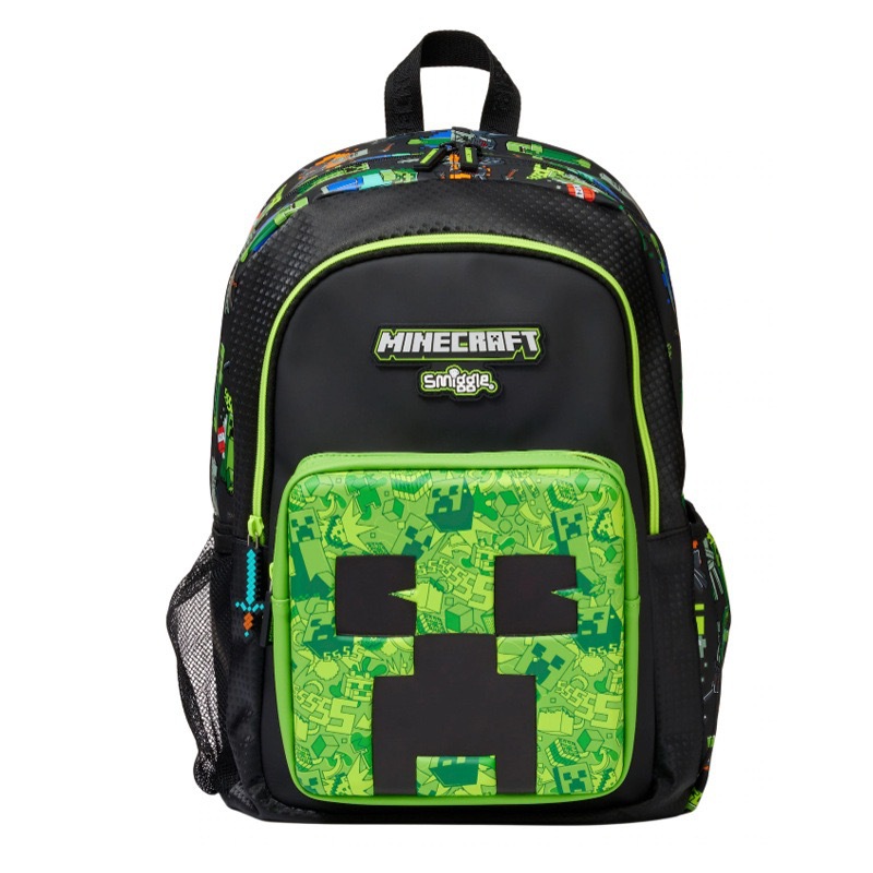 Australian Smiggle backpack for high school students, children's backpack, outdoor leisure bag, large capacity cartoon backpack