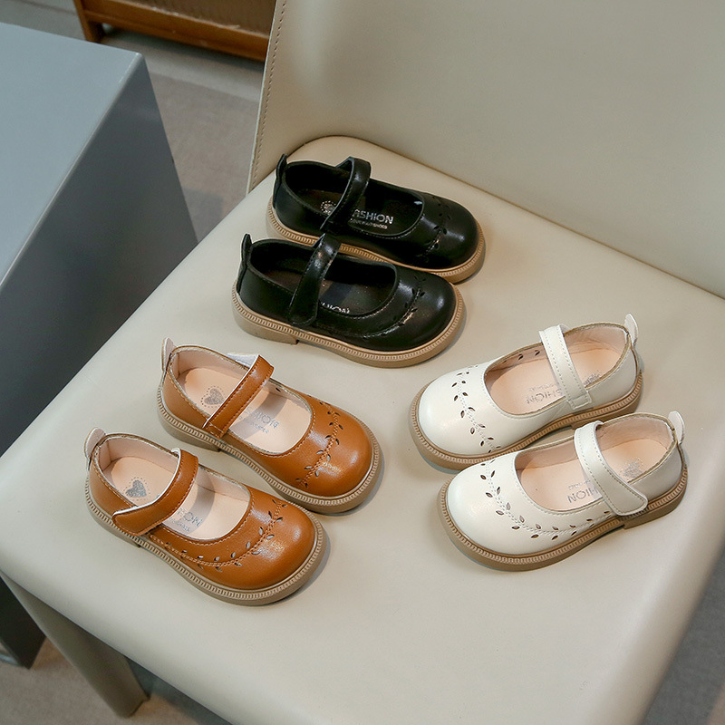 Girls' leather shoes 2025 Spring and Autumn new comfortable baby Mary Jane princess shoes fashion performance dance single shoe wholesale