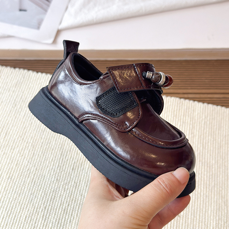 Children's Happy Shoes 2026 Spring and Autumn New Style Spring and Autumn Girls' Fashion Korean Edition Princess Shoes for Girls Baby British Style Small Leather Shoes Children's Happy Shoes 2026 Spring and Autumn New Style Spring and Autumn Girls' Fashion Korean Edition Princess Shoes for Girls Baby British Style Small Leather Shoes