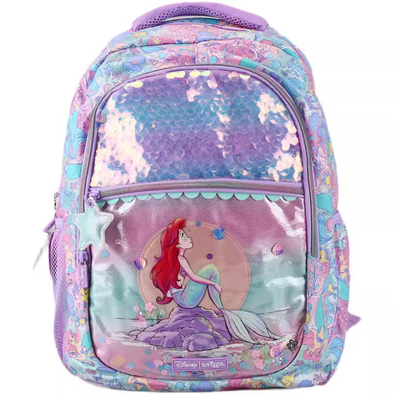 Australian Smiggle backpack for elementary school students, large capacity backpack for children, outdoor leisure bag for children, Ariel set series