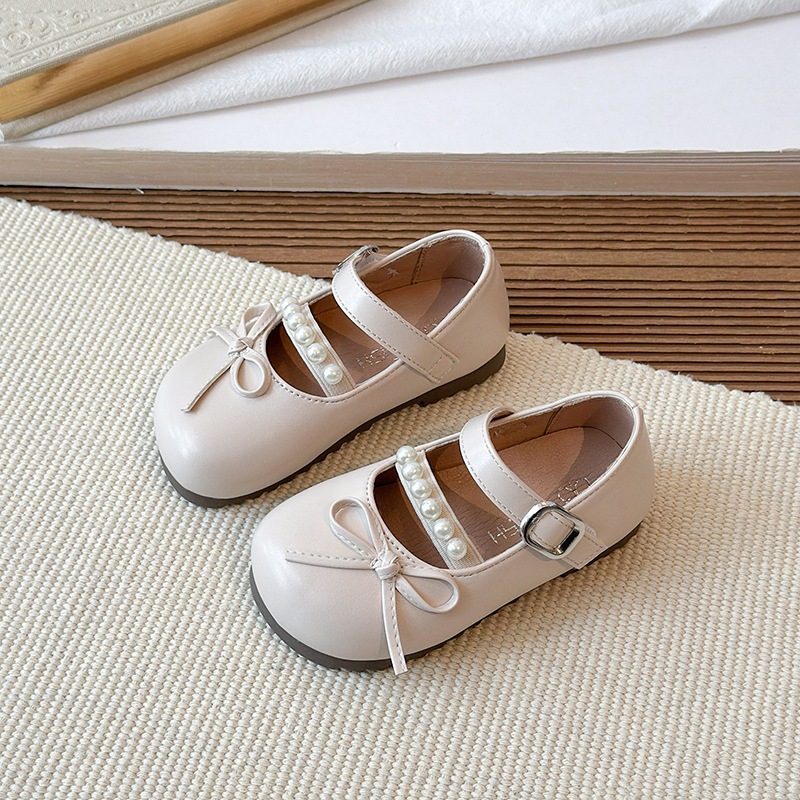Girls' Little Leather Shoes 2026 Spring and Autumn New Style Doll Bow Princess Style Exquisite Princess Shoes Elegant Children's Single Shoes Girls' Little Leather Shoes 2026 Spring and Autumn New Style Doll Bow Princess Style Exquisite Princess Shoes Elegant Children's Single Shoes