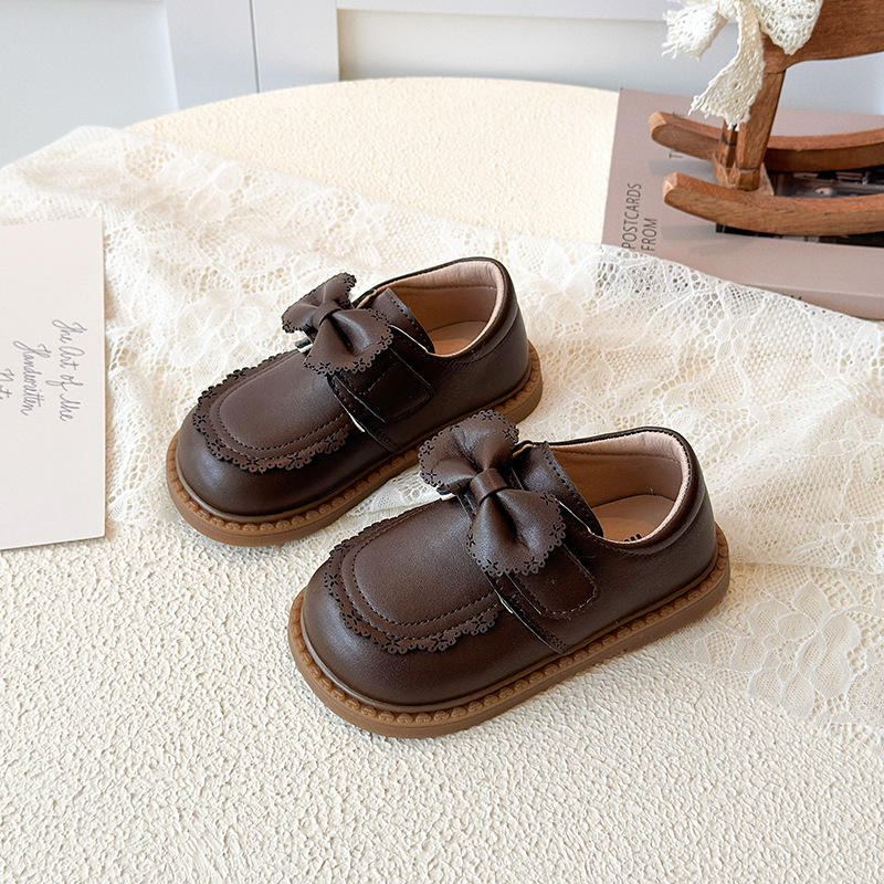 Children's Little Leather Shoes 2026 Spring New Style for Little Girls Fashion Versatile Princess Shoes Baby Soft soled Mary Jane Single Shoes Children's Little Leather Shoes 2026 Spring New Style for Little Girls Fashion Versatile Princess Shoes Baby Soft soled Mary Jane Single Shoes