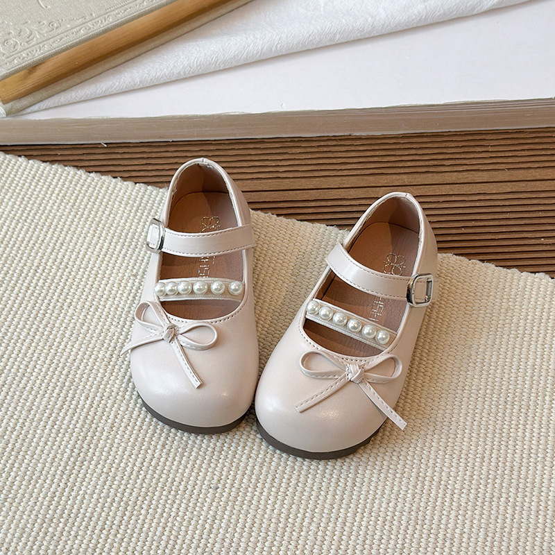 Girls' Little Leather Shoes 2026 Spring and Autumn New Style Doll Bow Princess Style Exquisite Princess Shoes Elegant Children's Single Shoes Girls' Little Leather Shoes 2026 Spring and Autumn New Style Doll Bow Princess Style Exquisite Princess Shoes Elegant Children's Single Shoes