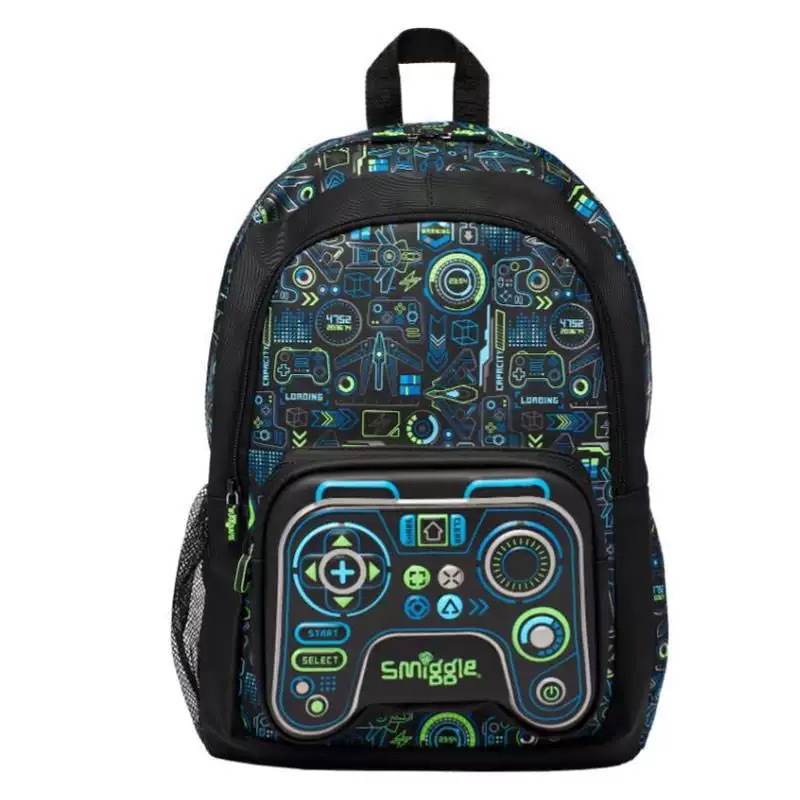 Australian popular smilgle backpack for primary and secondary school students, large capacity computer backpack, children's meal bag, water cup