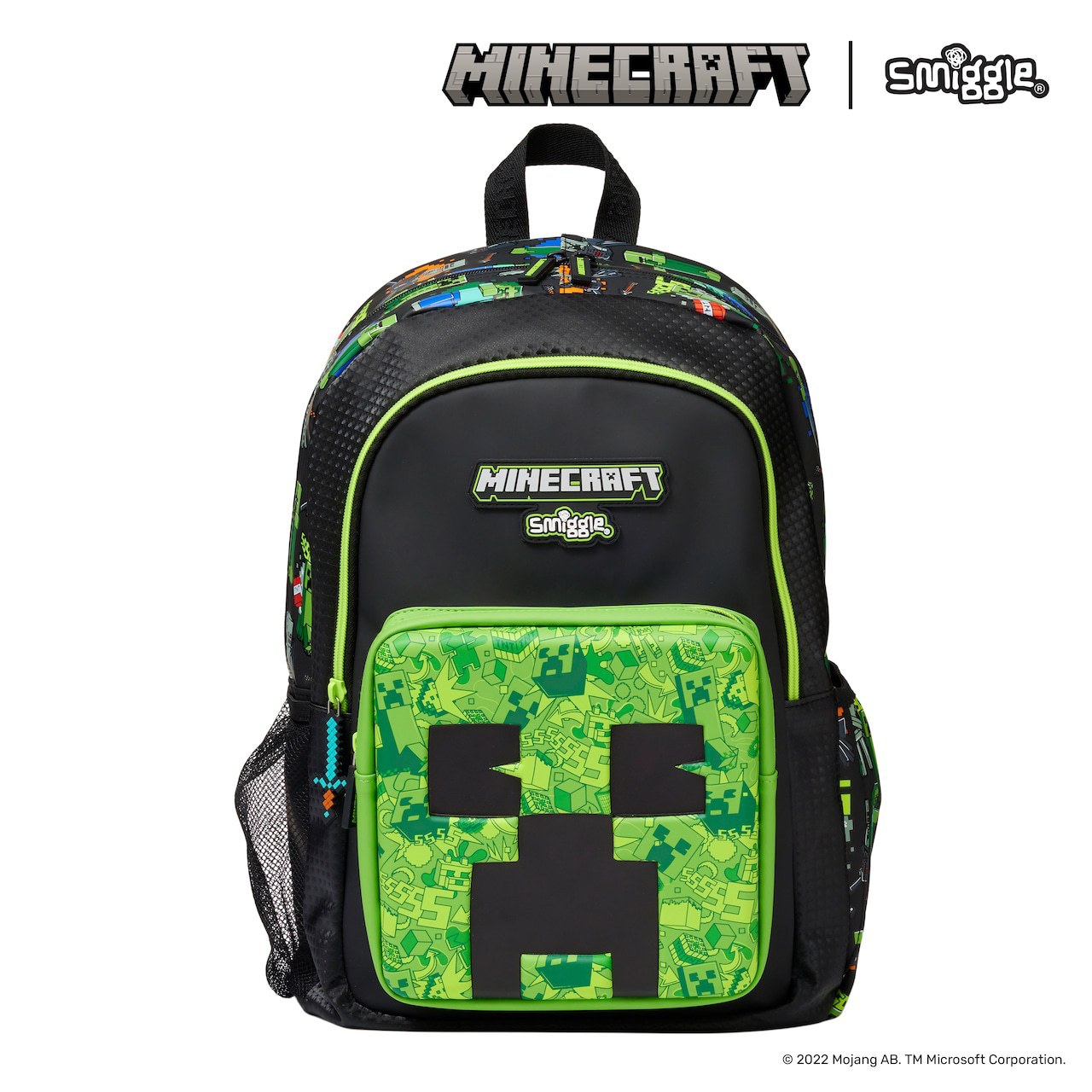Australian children's backpack Smiggle cartoon multifunctional zipper decompression backpack elementary school backpack casual book