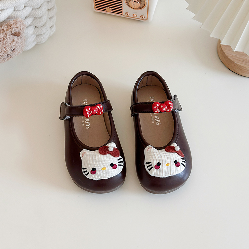 Girls' Little Leather Shoes 2026 Spring and Autumn New Style Little Girls' Fashion Korean Edition Cartoon Princess Shoes Middle Children's Soft soled Single Shoes Girls' Little Leather Shoes 2026 Spring and Autumn New Style Little Girls' Fashion Korean Edition Cartoon Princess Shoes Middle Children's Soft soled Single Shoes