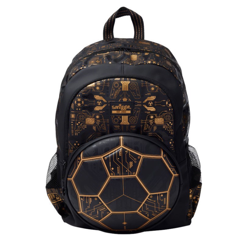 Australian smilgle Marvel themed black gold football cool children's backpack set for elementary school students with large capacity backpack