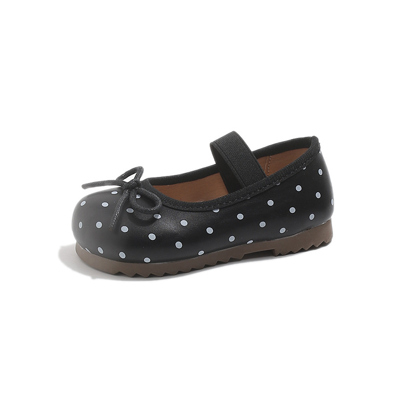 Girls' polka dot leather shoes 2026 spring new style children's Mary Jane shoes versatile shallow mouth single shoes for baby girls princess shoes Girls' polka dot leather shoes 2026 spring new style children's Mary Jane shoes versatile shallow mouth single shoes for baby girls princess shoes