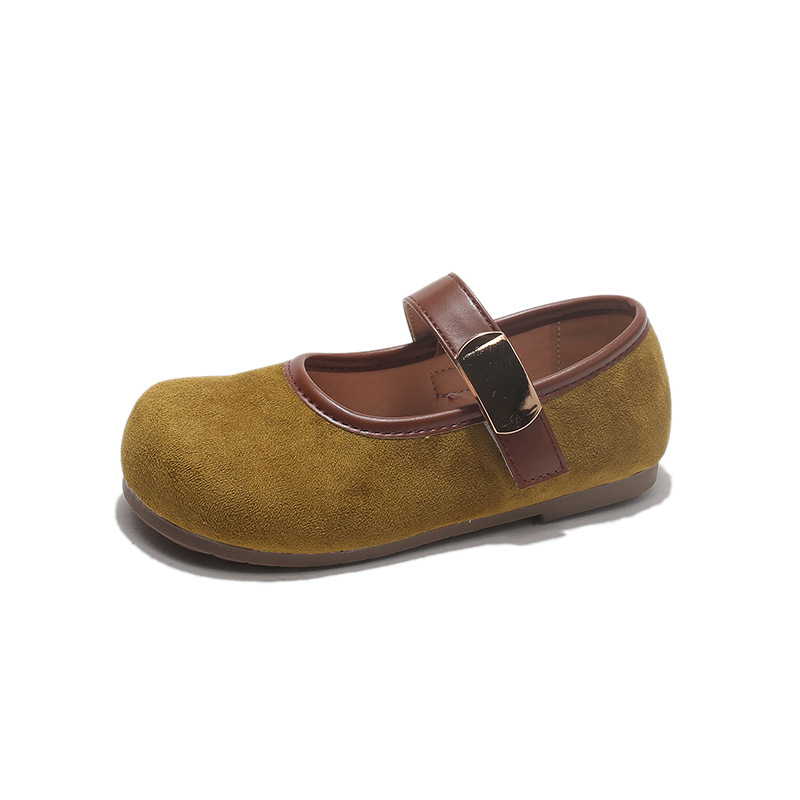 2026 Boken Mary Jane Shallow Mouth Children's Single Shoes New Velcro Flat Bottom Dress Versatile Bean Girls' Single Shoes 2026 Boken Mary Jane Shallow Mouth Children's Single Shoes New Velcro Flat Bottom Dress Versatile Bean Girls' Single Shoes