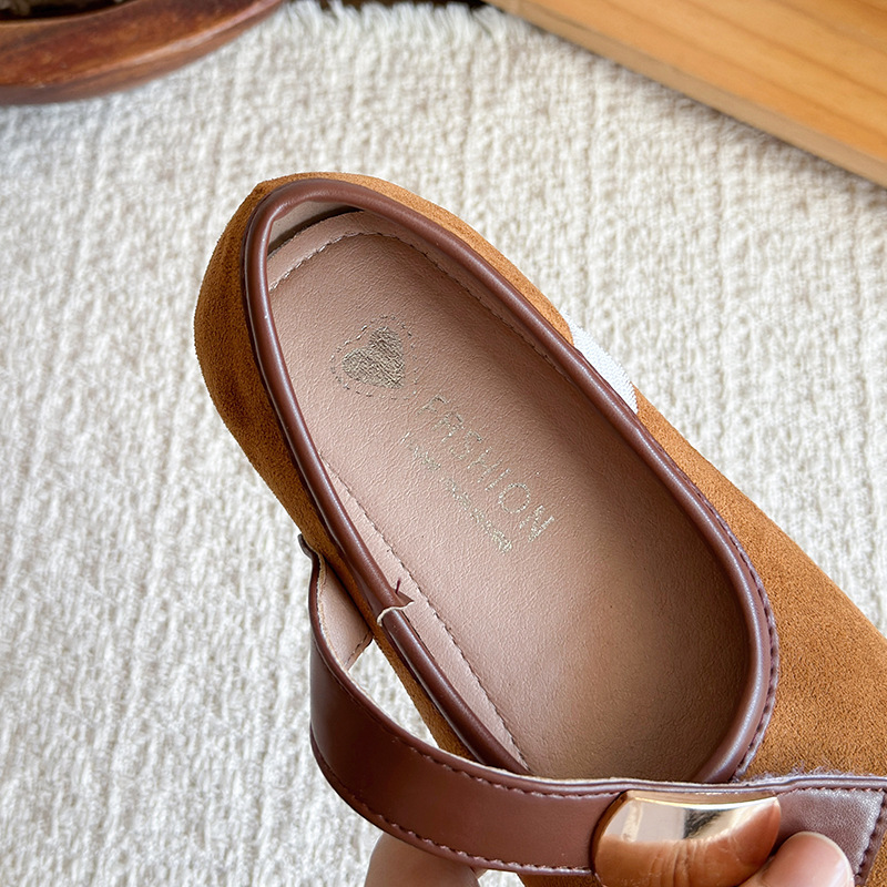 2026 Boken Mary Jane Shallow Mouth Children's Single Shoes New Velcro Flat Bottom Dress Versatile Bean Girls' Single Shoes 2026 Boken Mary Jane Shallow Mouth Children's Single Shoes New Velcro Flat Bottom Dress Versatile Bean Girls' Single Shoes