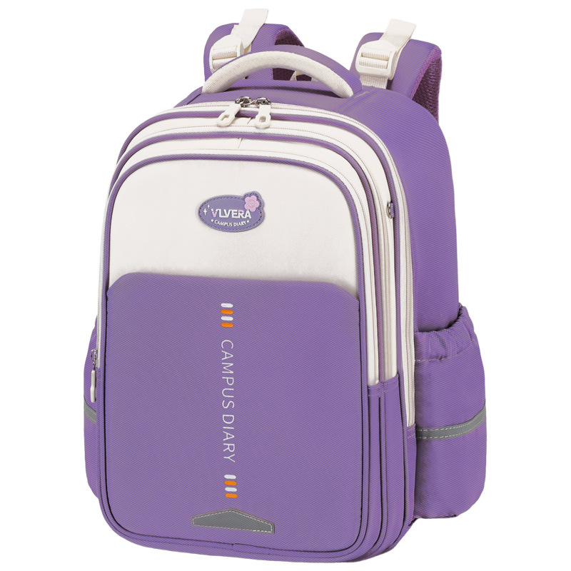 2026 new British style large capacity lightweight backpack for boys and girls elementary school students, reducing the burden of backpacks for grades 1-3-6