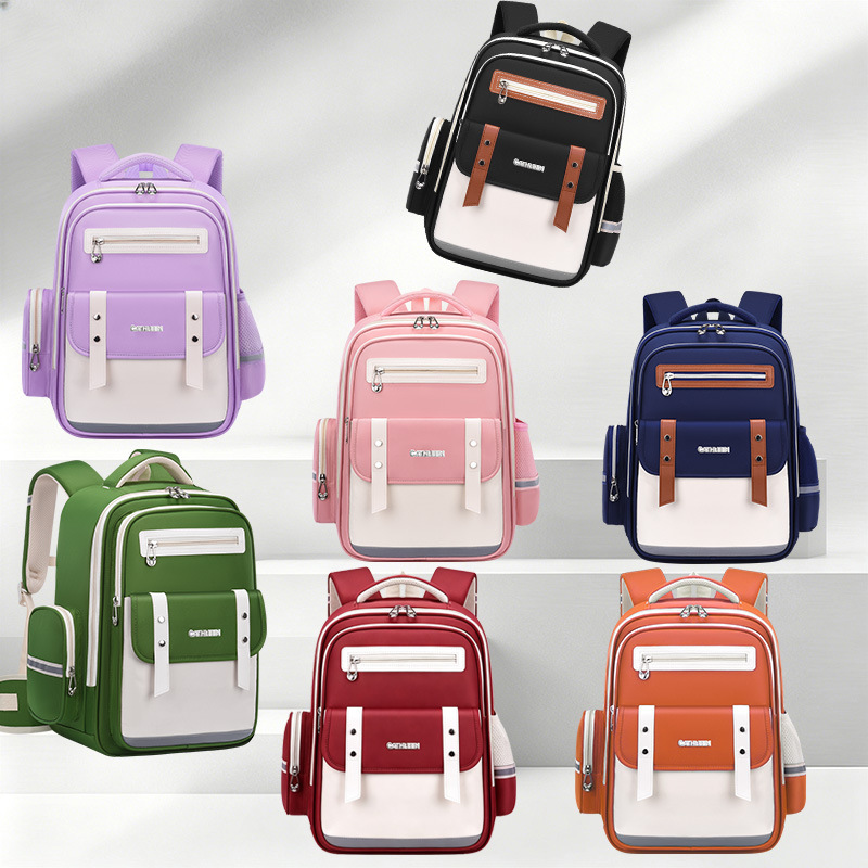 New Cloud Backpack for Primary School Students in Grades 1-6, Reducing Burden for Boys and Girls, Children's Backpack, Large Capacity Backpack