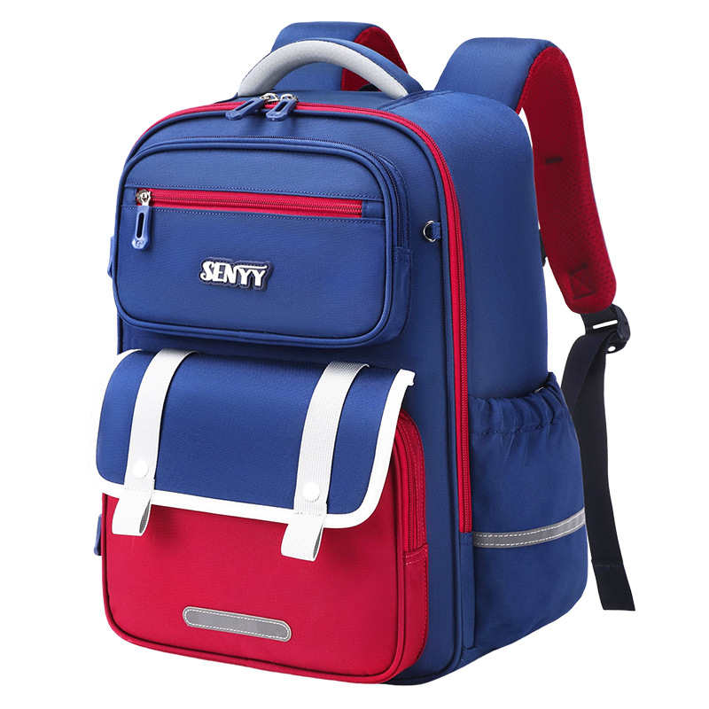New British style elementary school backpack for grades 1-3 to 6, boys' backpack with large capacity, girls' backpack, backpack