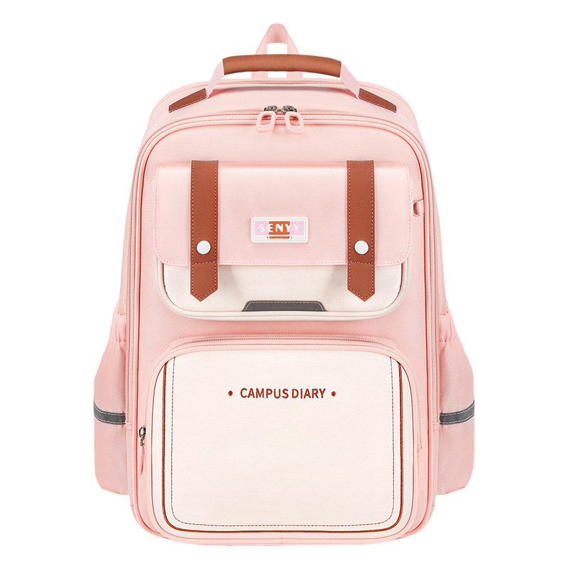2026 New Primary School Students' Burden Reduction Backpack for Children in Grades 1, 2, 3, and 6 Large Capacity Lightweight Backpack Wholesale