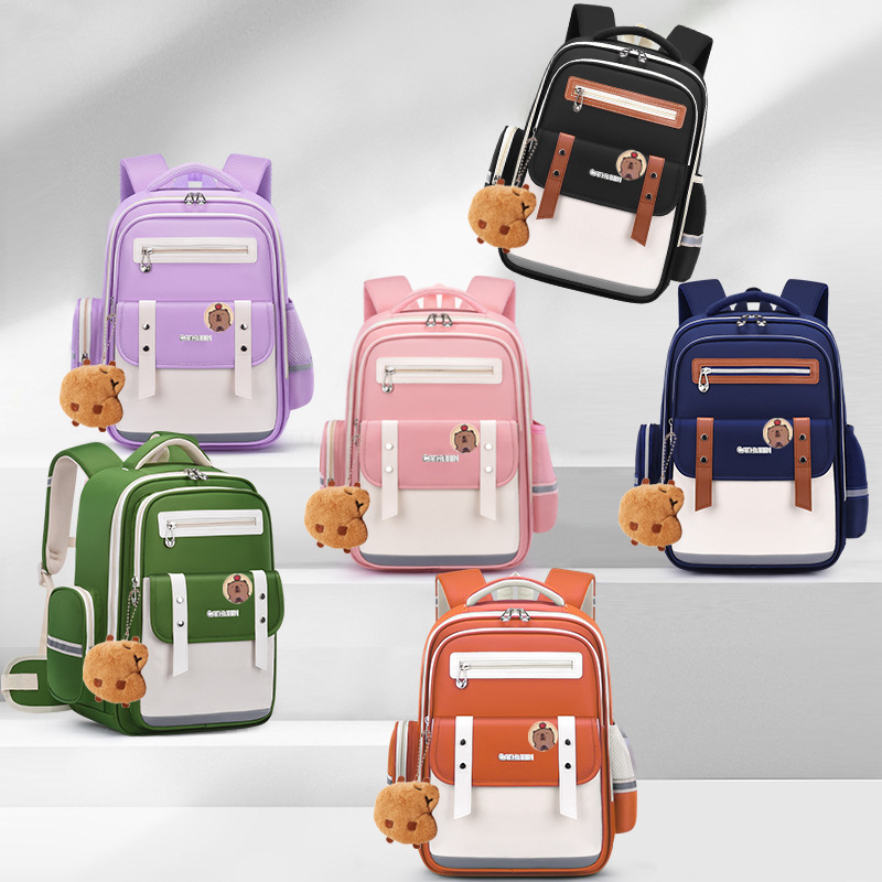 Cloud Elementary School Students' Backpacks for Boys and Girls in Grades 1 to 6 Reduce Burden for Children, Lightweight and Large Capacity Backpack Storage