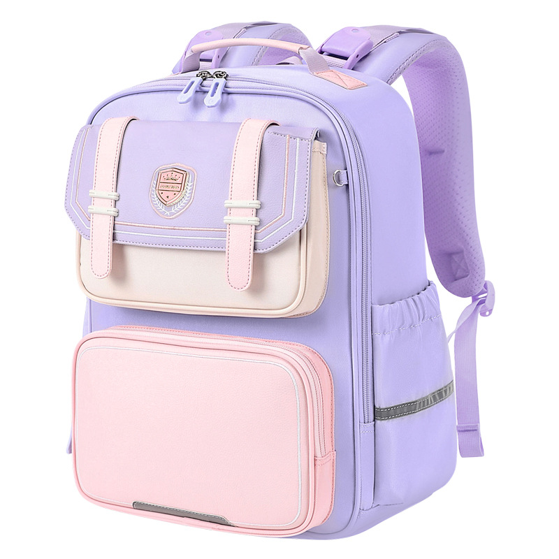 Factory wholesale 26 new elementary school students' reduced burden backpacks, lightweight and large capacity children's backpacks for grades one, two, three, to six