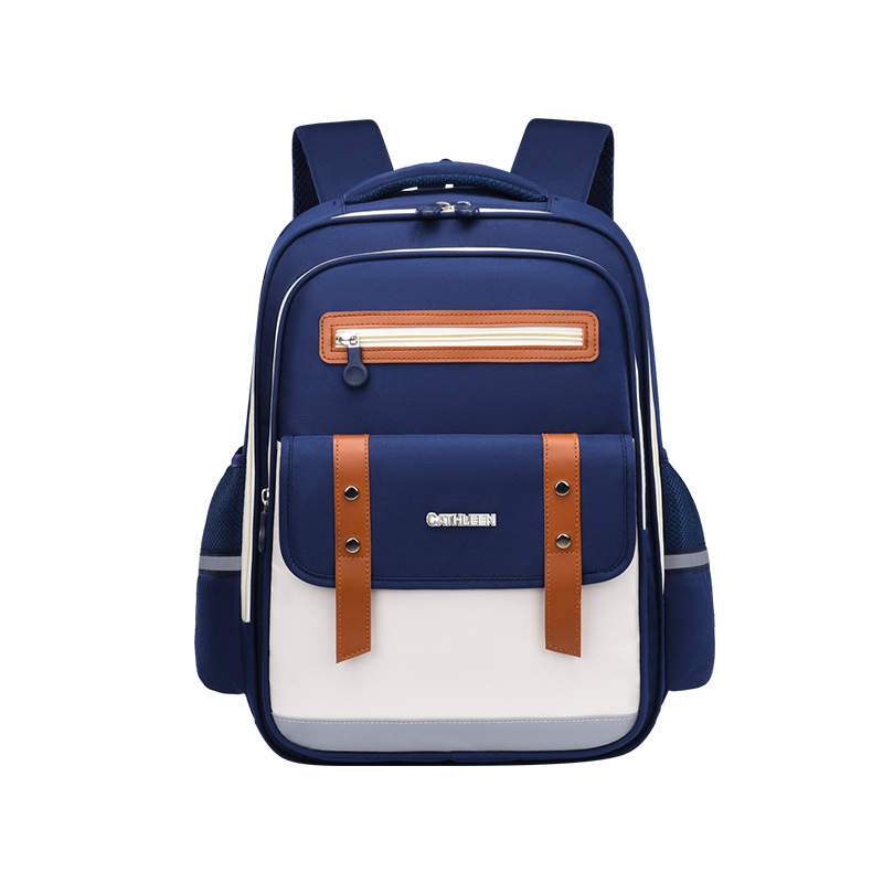 New high-end elementary school backpack with large capacity, waterproof, lightweight, and reduced load for children in grades 1-3-6, waist protection backpack