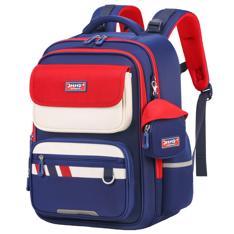 New British elementary school backpack for boys, boys, and girls in grades 13 to 6, lightweight and load reducing for girls and children