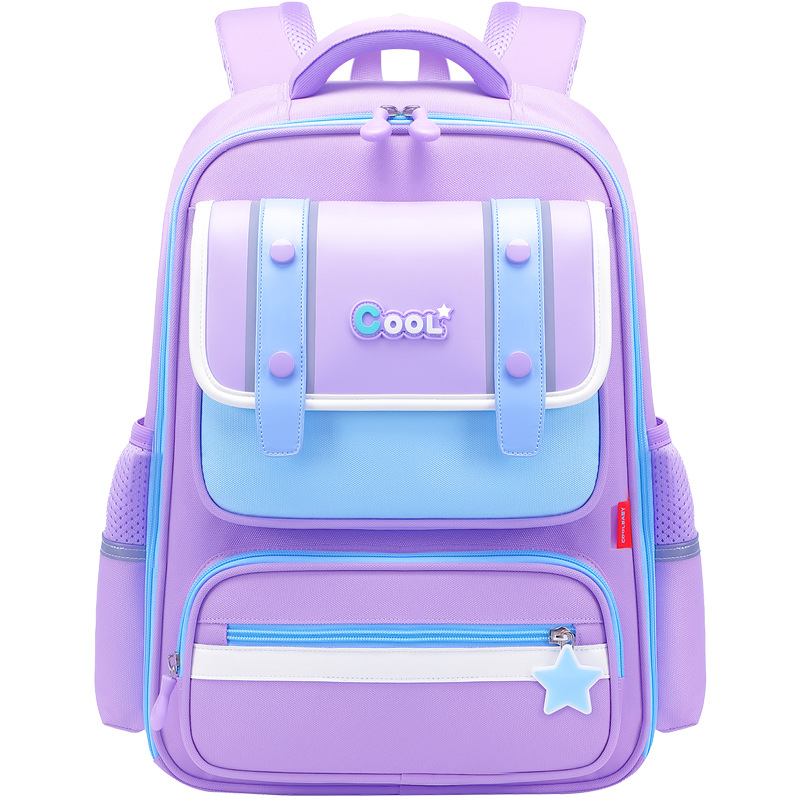 Children's backpacks for boys, elementary school students, and girls in grades three to six. Ultra light, large capacity, reduced load, waterproof backpack wholesale