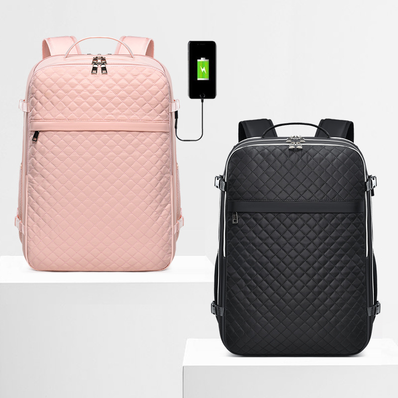 Multi functional leisure bag for business trips, short distance travel, backpack with large capacity and multiple pockets, backpack with shoe compartment, leisure backpack