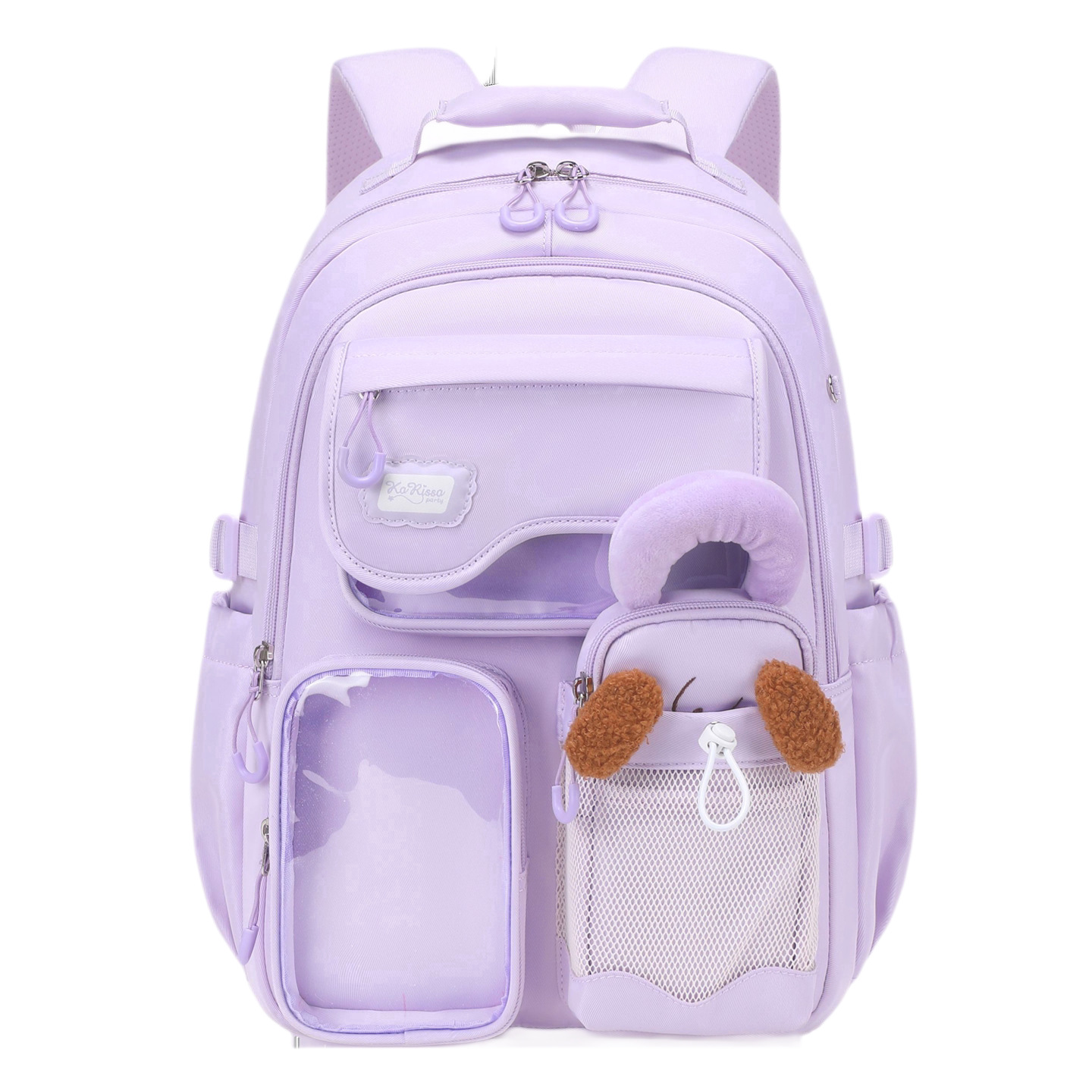 Cross border backpack for elementary and middle school students, new large capacity and high aesthetic backpack for high school students, casual and versatile backpack for high school students