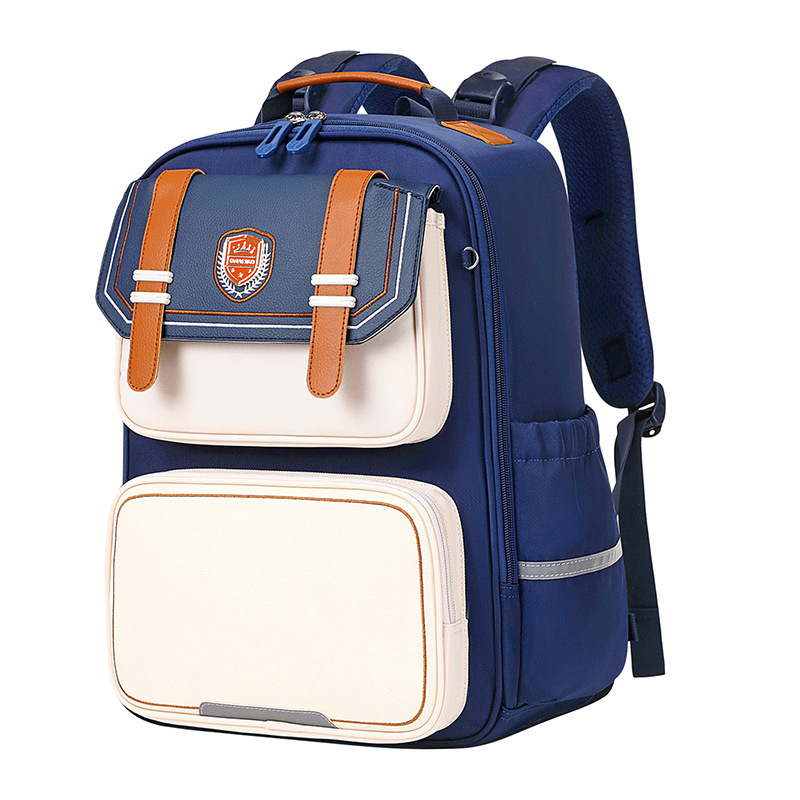 2026 New Primary School Students' British Style Reduced Burden Backpack for Grades 1-3-6 Lightweight and Large Capacity Children's Backpack Wholesale