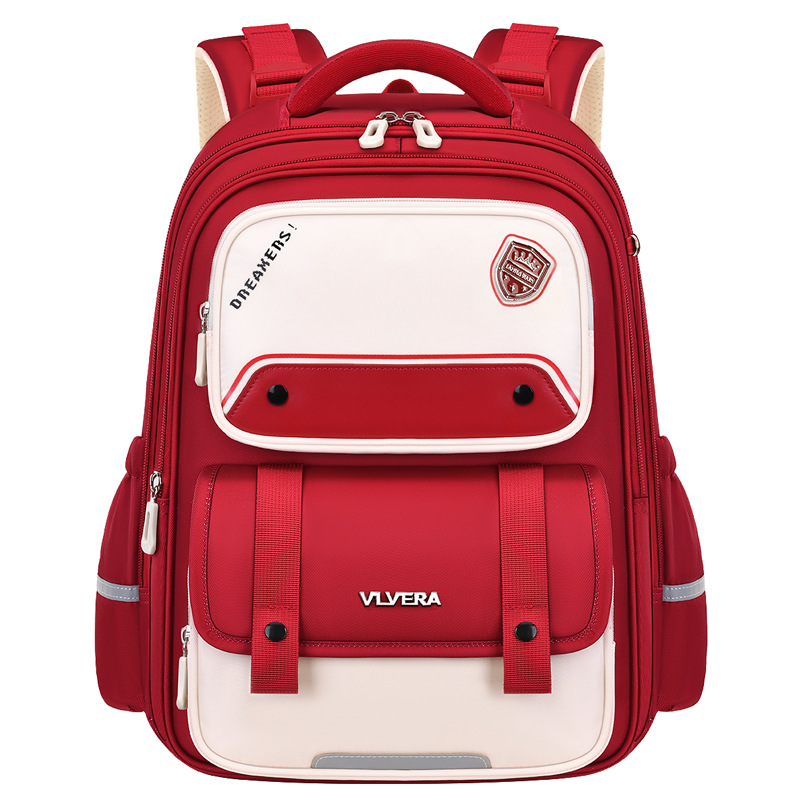 Primary school students' backpacks for both men and women, new ultra light and reduced load, large capacity backpack wholesale for children in grades one, two, three to six