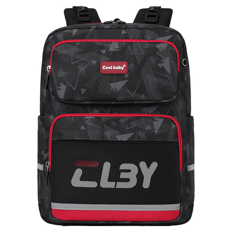 Primary school students' backpacks with large capacity reduce the burden. High looks and lightweight children's backpacks for boys and girls in grades one, two, three, and six