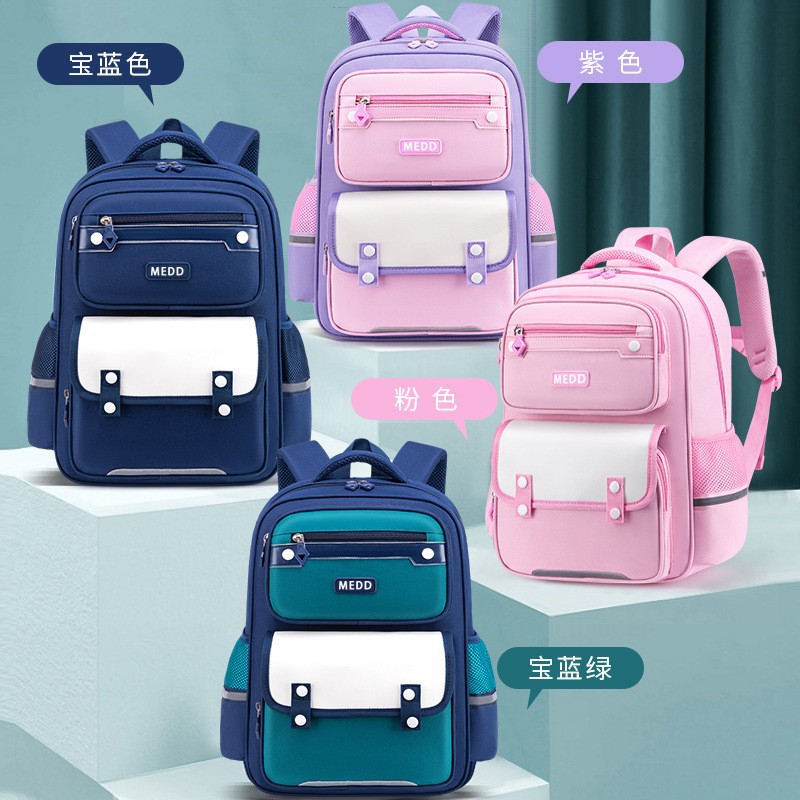 2026 new elementary school backpack for grades one, two, three to six, lightweight multi-layer breathable children's shoulders wholesale and distribution