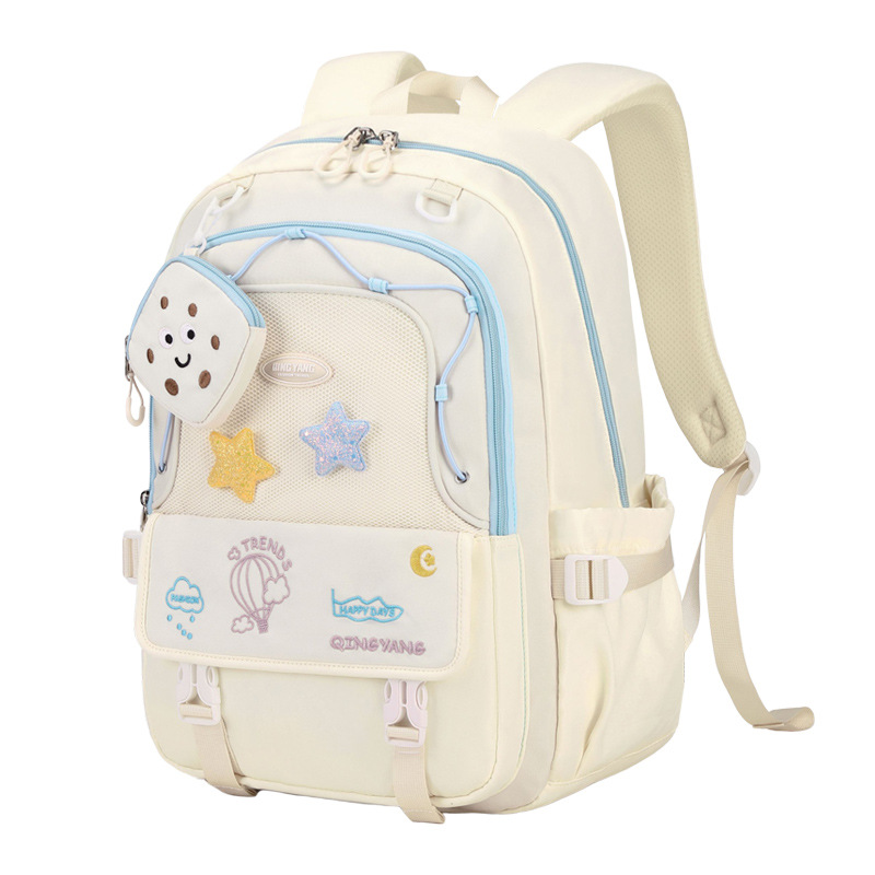 High appearance backpack for girls, middle school students, elementary school students, grades three to six, large capacity, cute, lightweight backpack
