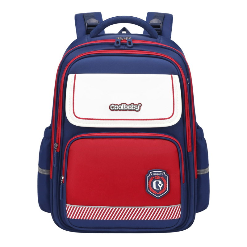 Queer Baby 2026 New Grades 1-3-6 Boys and Girls British Multi layer Reducing Burden, Large Capacity Primary School Student Backpack