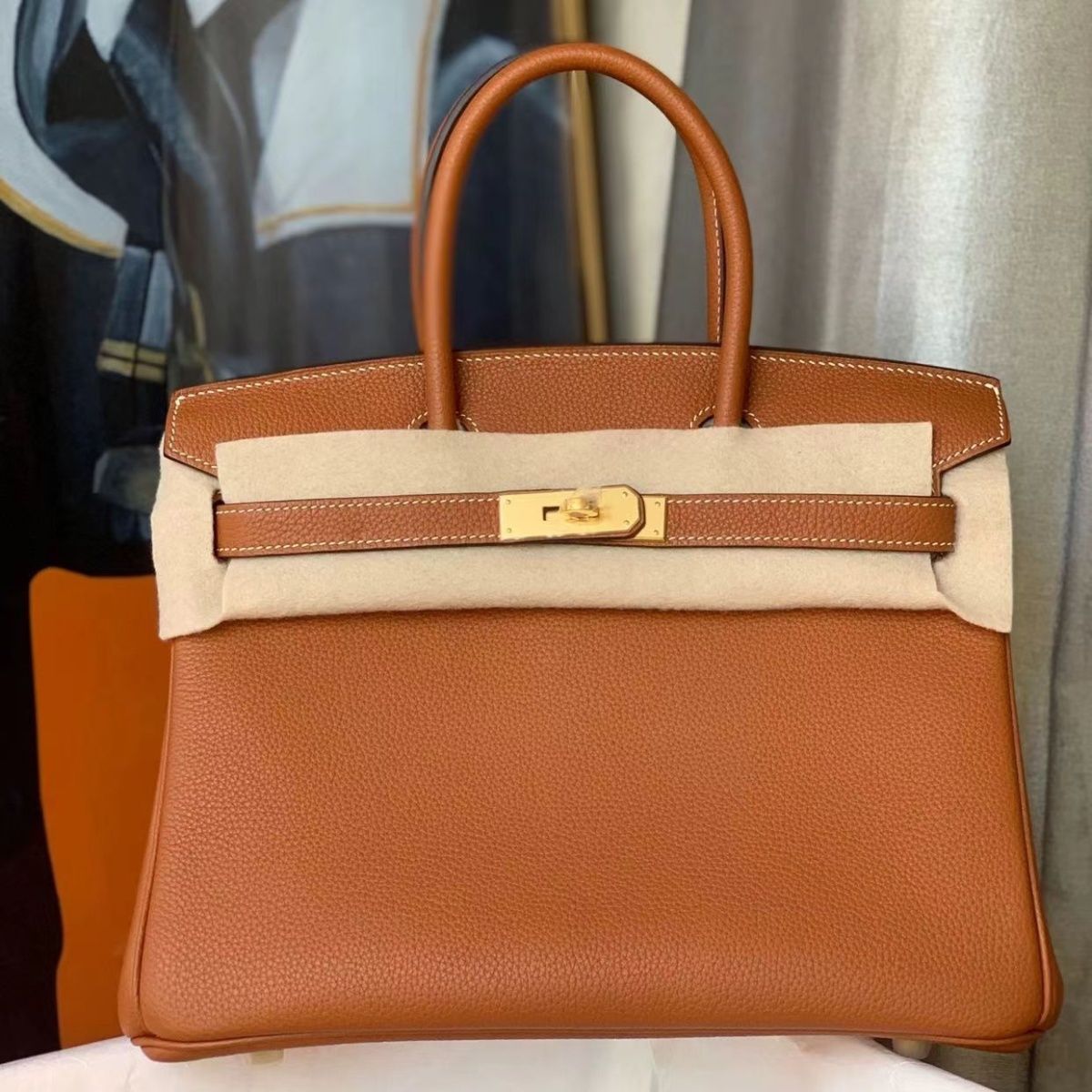 Platinum Togo imported top layer cowhide lychee pattern platinum bag handbag shoulder crossbody bag leather high-end women's bag