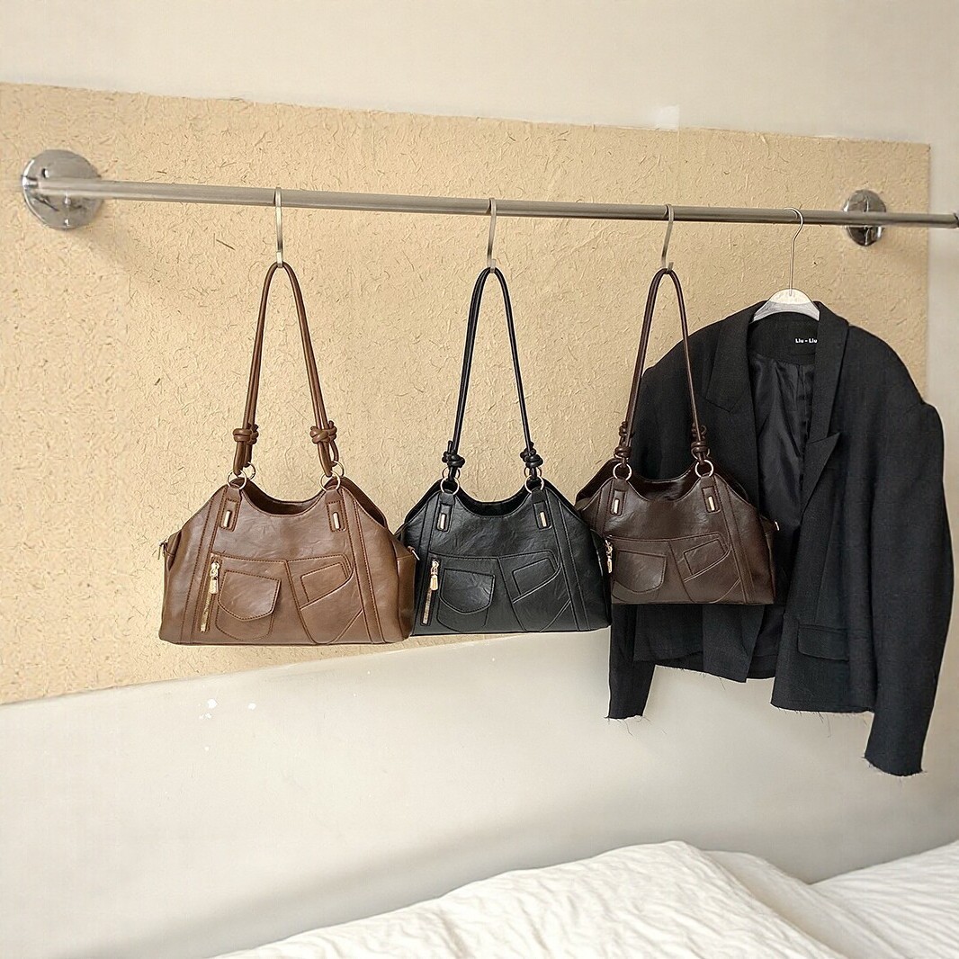 Bags Retro High End Shoulder Bag for Women 2026 New Large Capacity Handheld Crossbody Bag, Small Design Underarm Bag